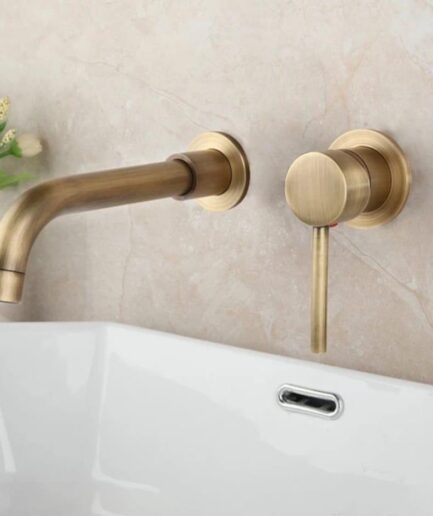 Robinet de salle de bains en laiton massif