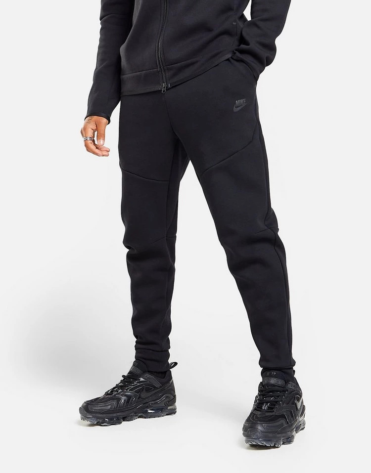Survêtement, NIKE - Tech Fleece - Noir - Capuche - Manches longues – Image 3