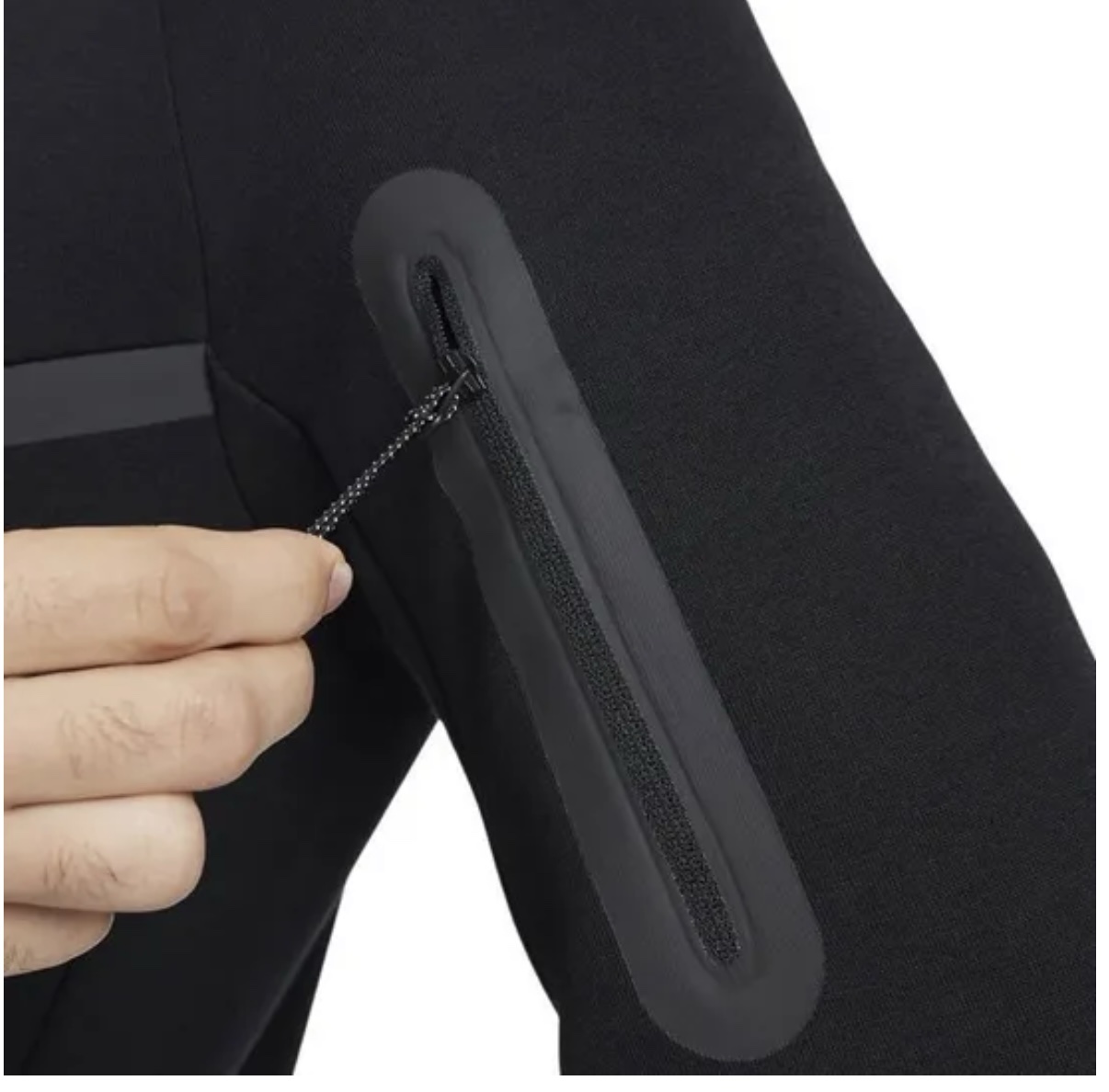 Survêtement, NIKE - Tech Fleece - Noir - Capuche - Manches longues – Image 5