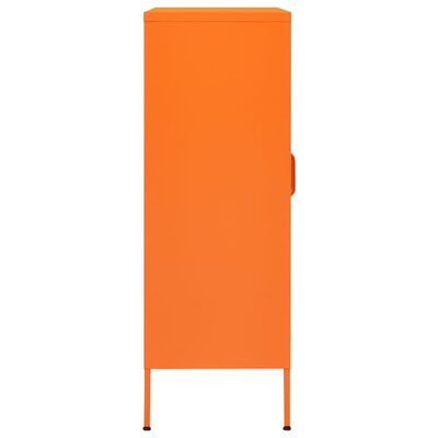 Armoire de rangement Orange 80x35x101,5 cm Acier – Image 4