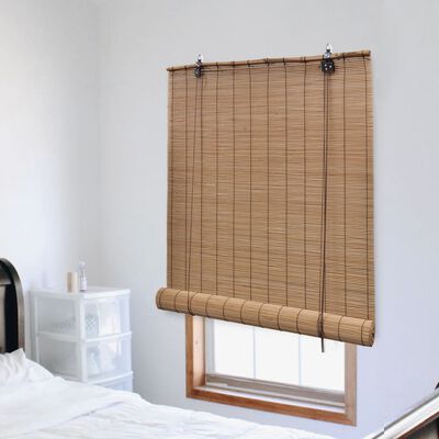 Store roulant en bambou 80x220 cm Marron