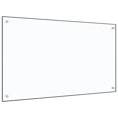 Dosseret de cuisine Transparent 100x60 cm Verre trempé