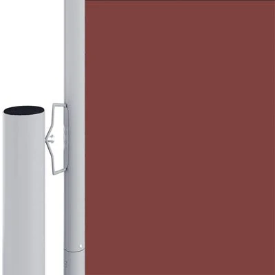 Auvent latéral rétractable Marron 180x1200 cm – Image 3