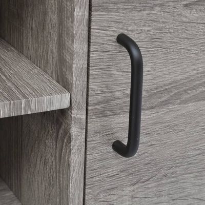 Meuble TV 120x40x45 cm Gris – Image 3