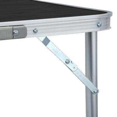 Table pliable de camping Gris Aluminium 180x60 cm – Image 5