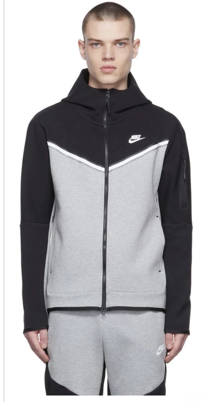 Nike survêtement, Zip pour Homme Tech Fleece Windrunner Gris FB7921-064