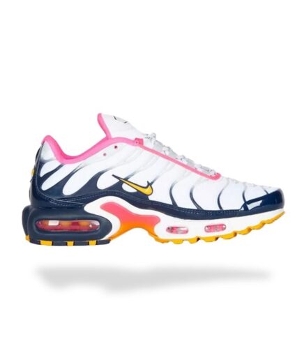 AIR MAX PLUS TN PREMIUM PINK NAVY - BLANC